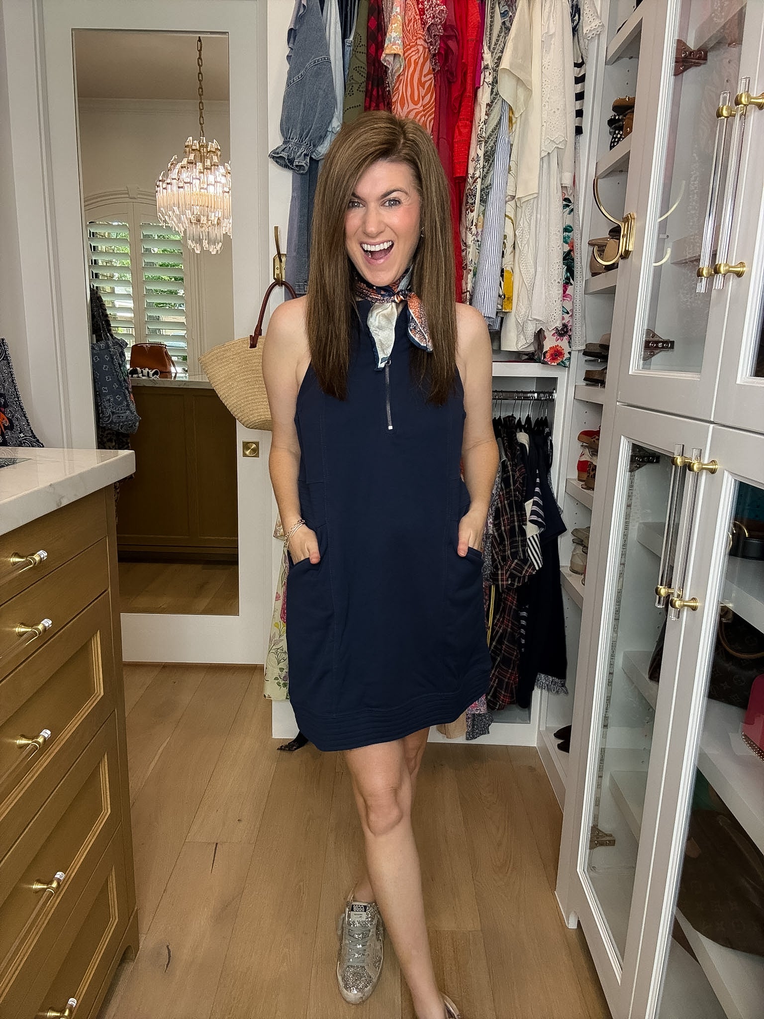 Game Plan Dress in Navy
