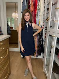 Game Plan Dress in Navy