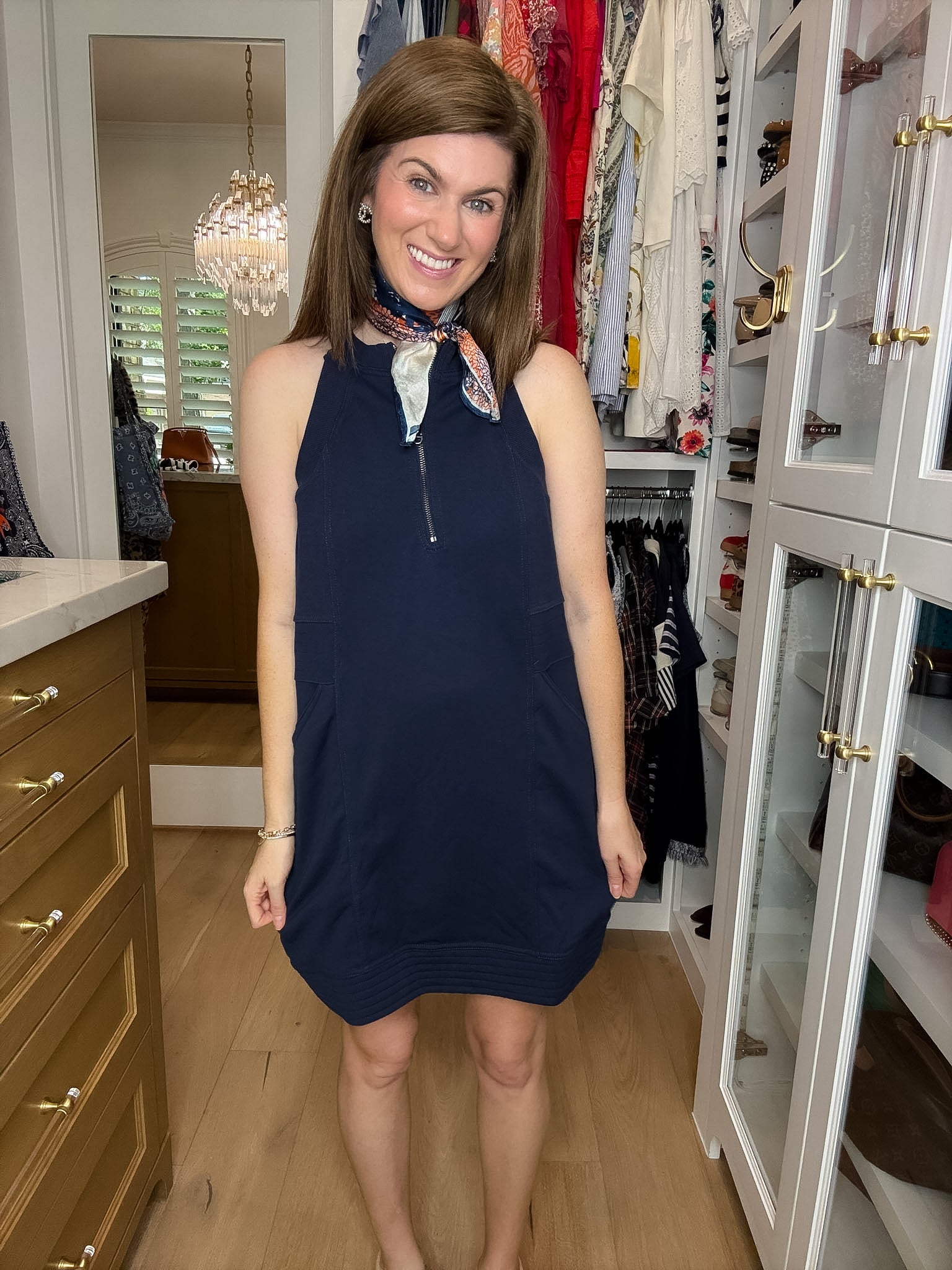 Game Plan Dress in Navy