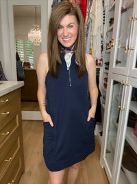 Game Plan Dress in Navy