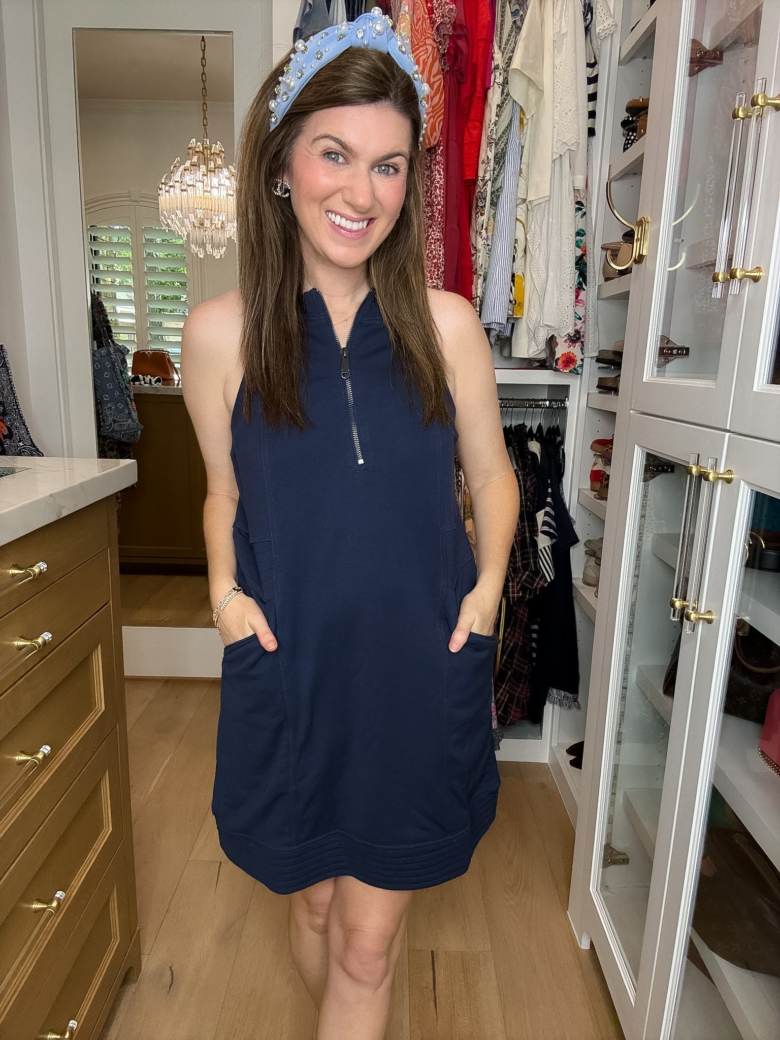Game Plan Dress in Navy