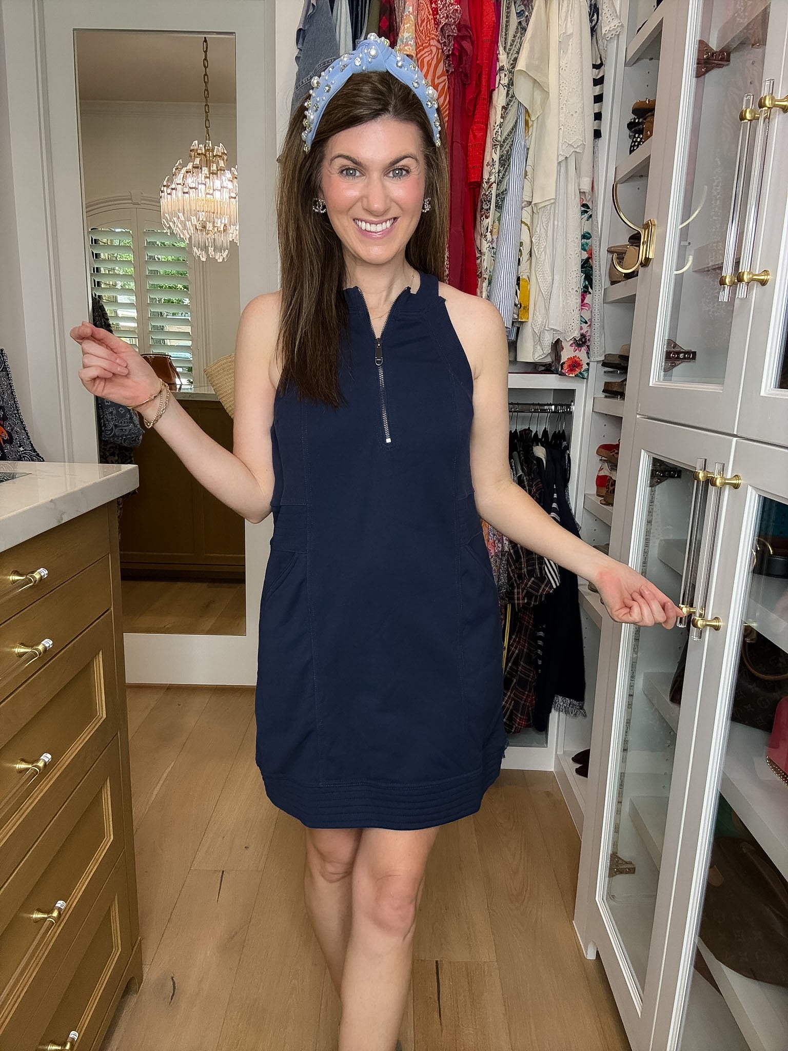 Game Plan Dress in Navy