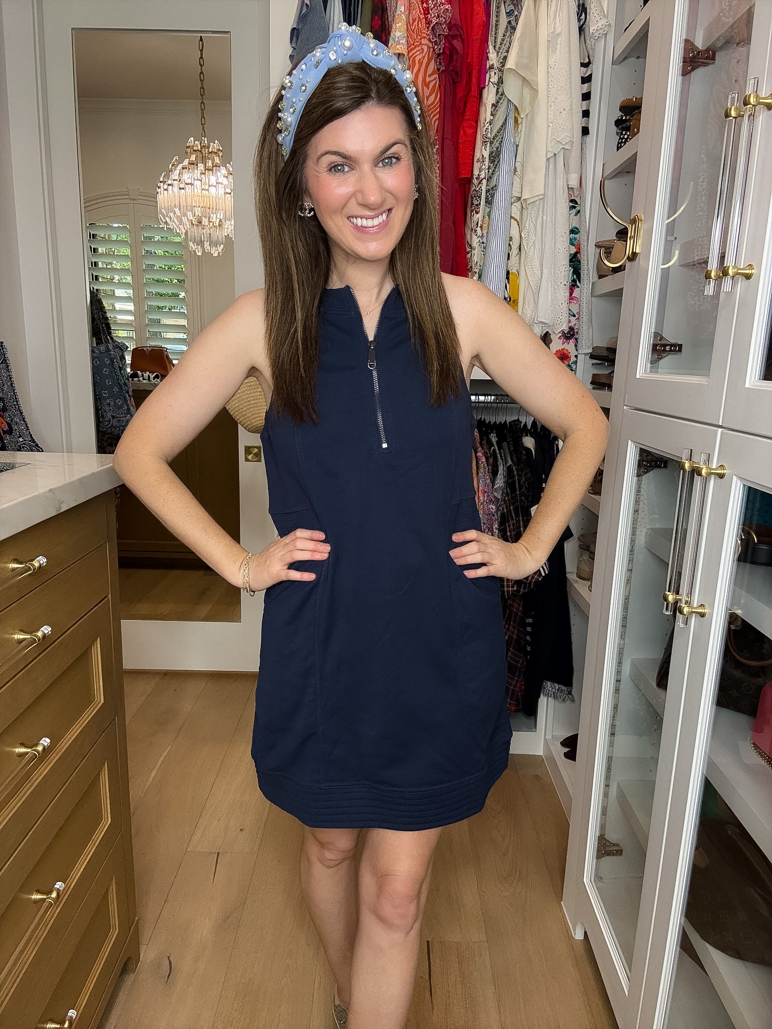 Game Plan Dress in Navy