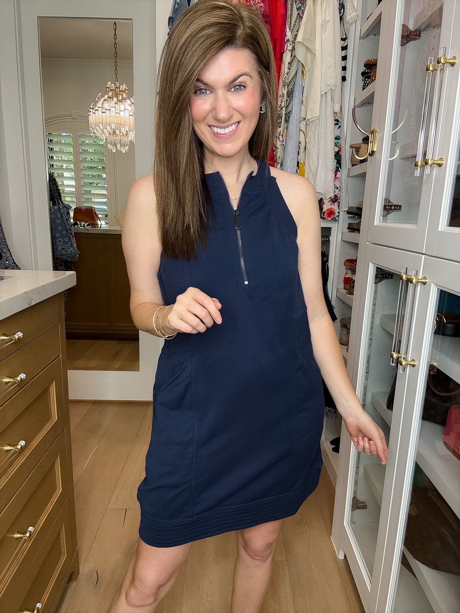 Game Plan Dress in Navy