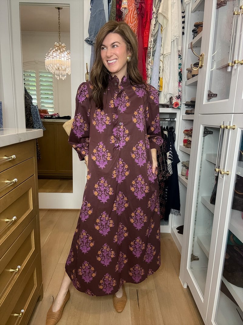 whistles dresses Crinkle Stripe Midi Dress allowing you to style it your way Whistles Pink Orchid Print Scarf