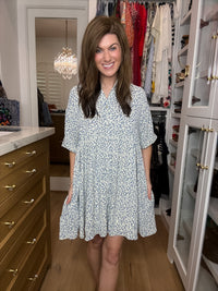 DAILY DEAL! Blue Skies Ahead Dress *Final Sale*