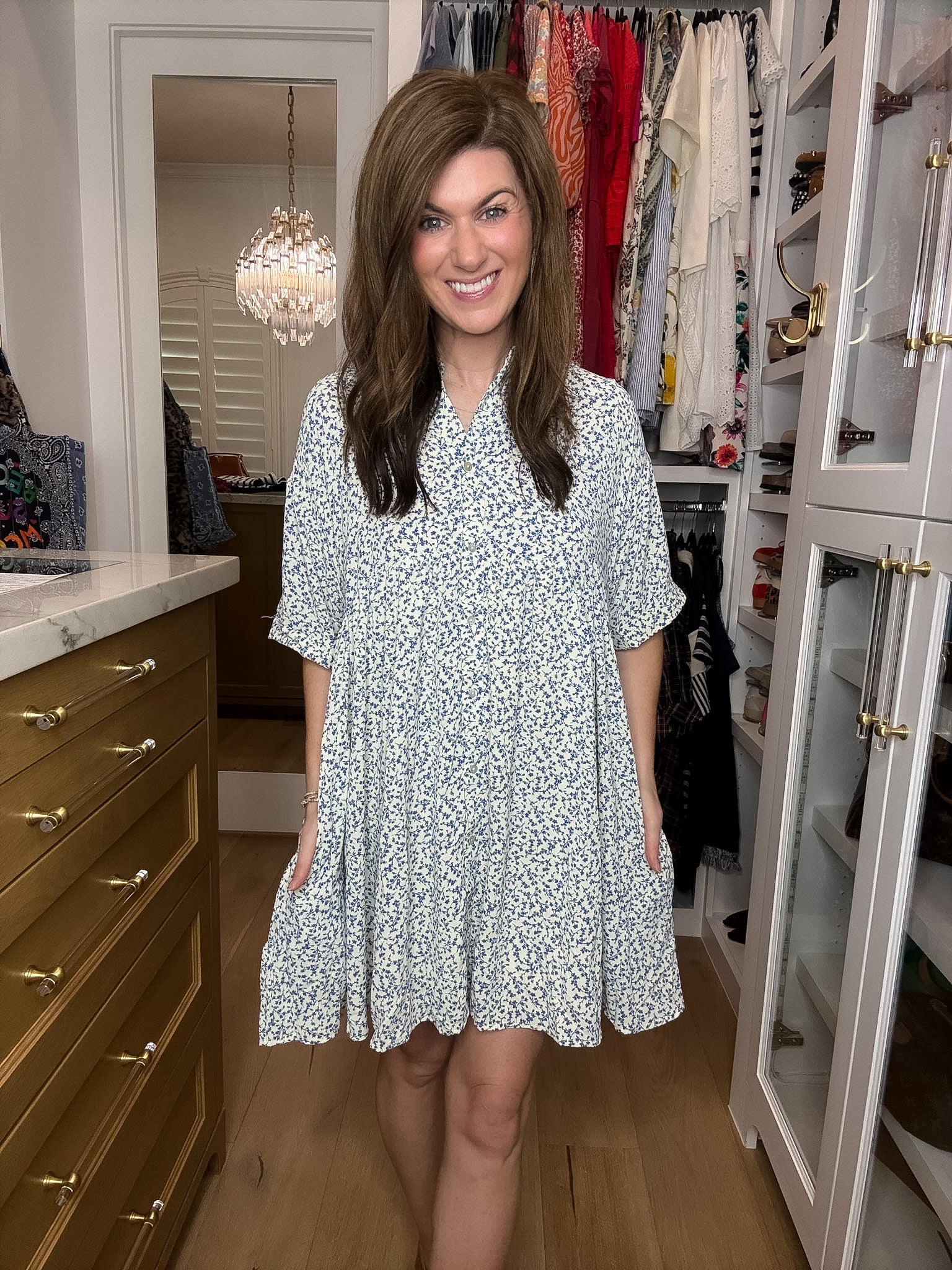 DAILY DEAL! Blue Skies Ahead Dress *Final Sale*