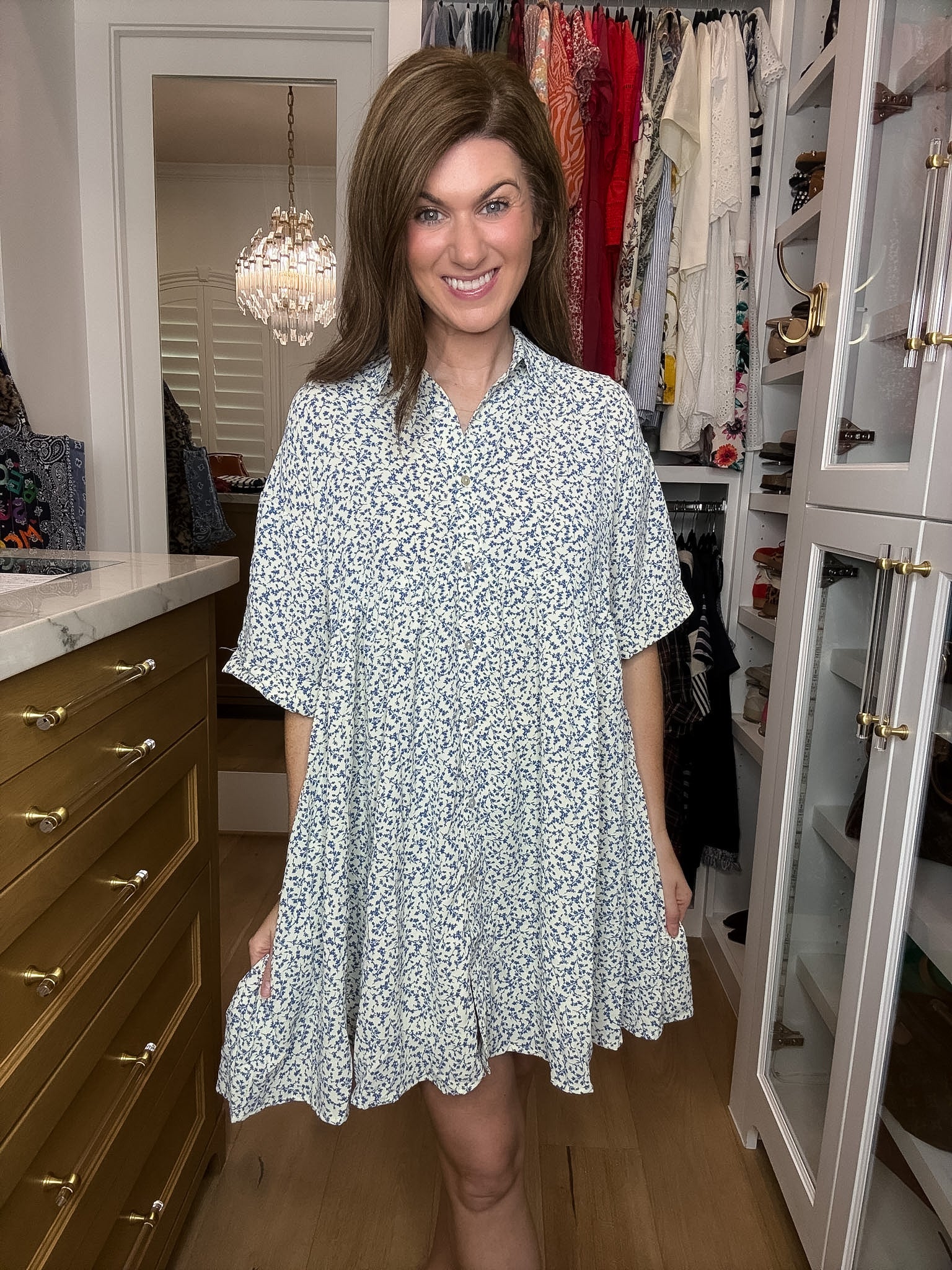 DAILY DEAL! Blue Skies Ahead Dress *Final Sale*