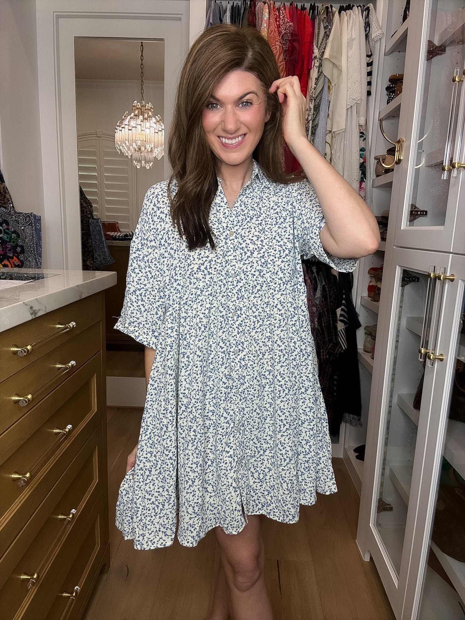 DAILY DEAL! Blue Skies Ahead Dress *Final Sale*