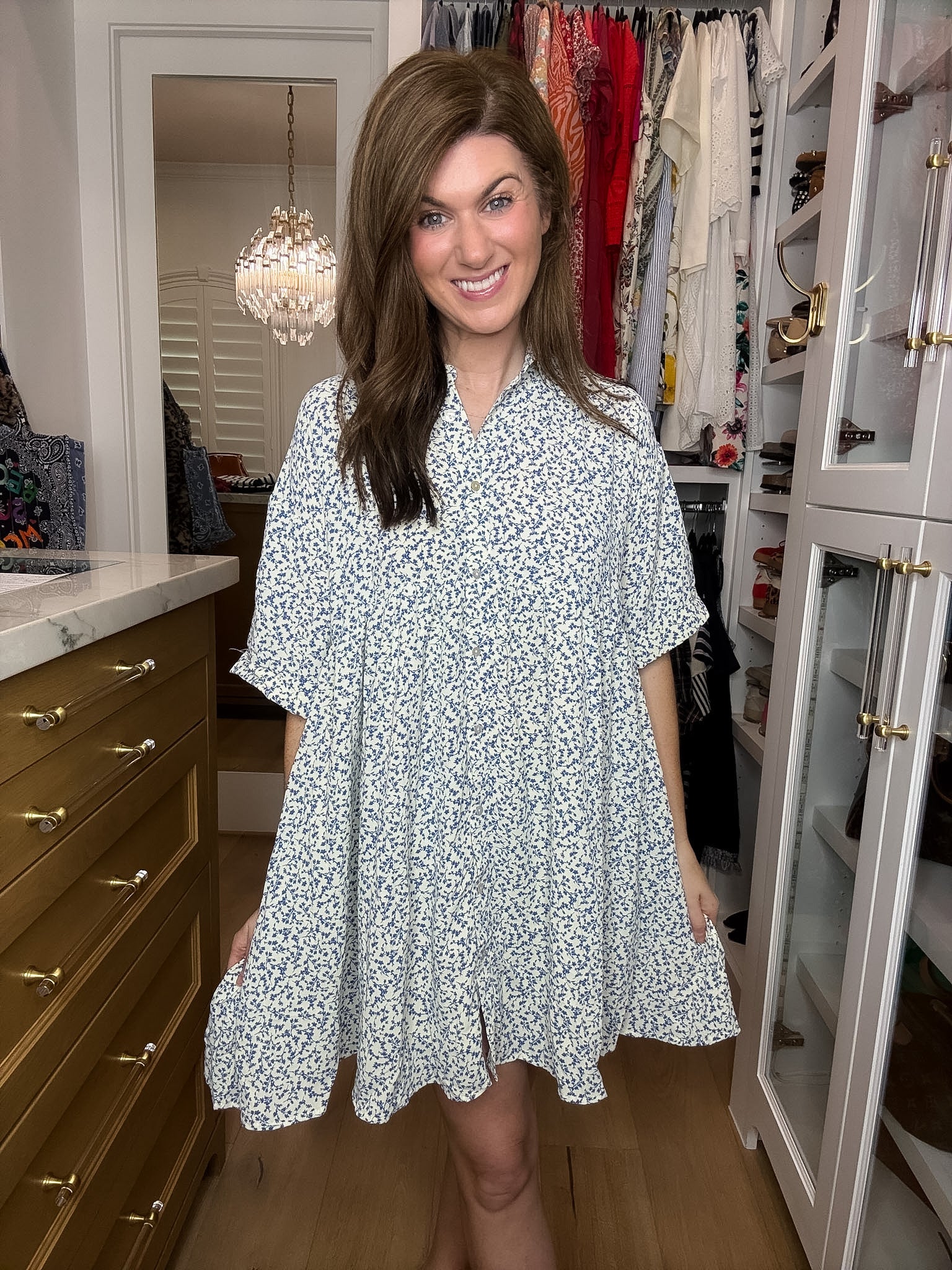 DAILY DEAL! Blue Skies Ahead Dress *Final Sale*