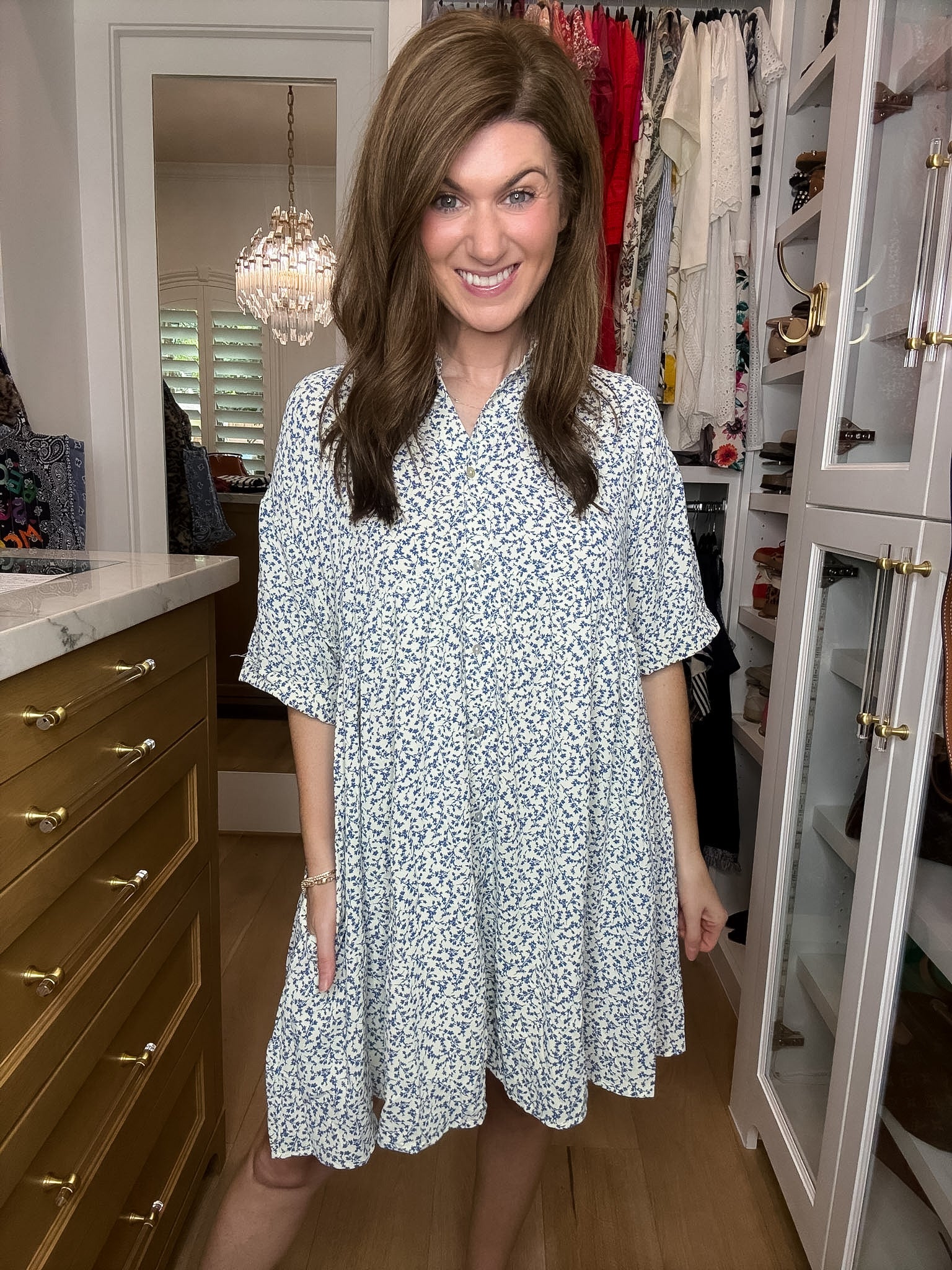 DAILY DEAL! Blue Skies Ahead Dress *Final Sale*