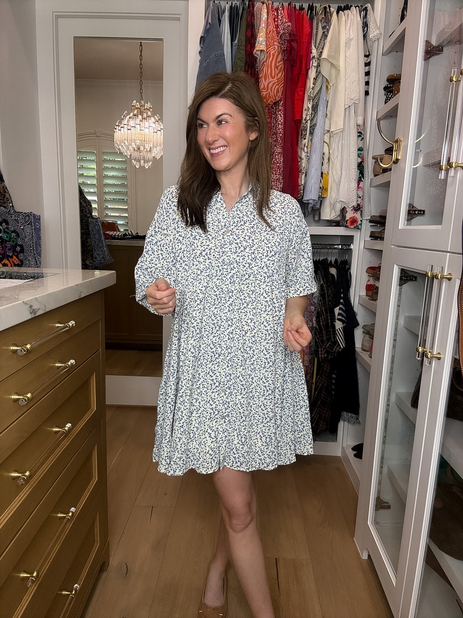 DAILY DEAL! Blue Skies Ahead Dress *Final Sale*
