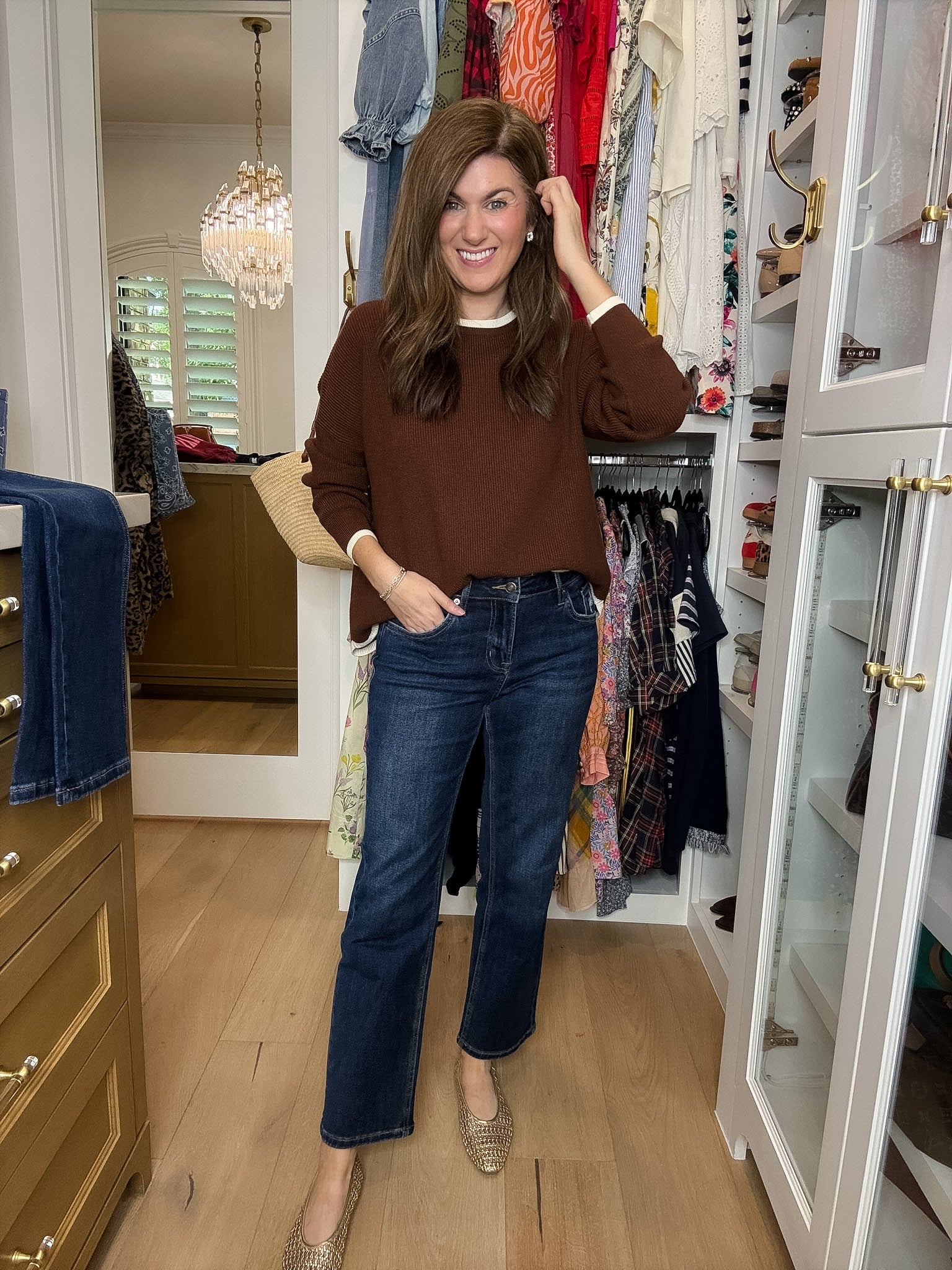 Mica Back to Basics Mid Rise Straight Ankle Jeans