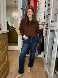 Mica Back to Basics Mid Rise Straight Ankle Jeans