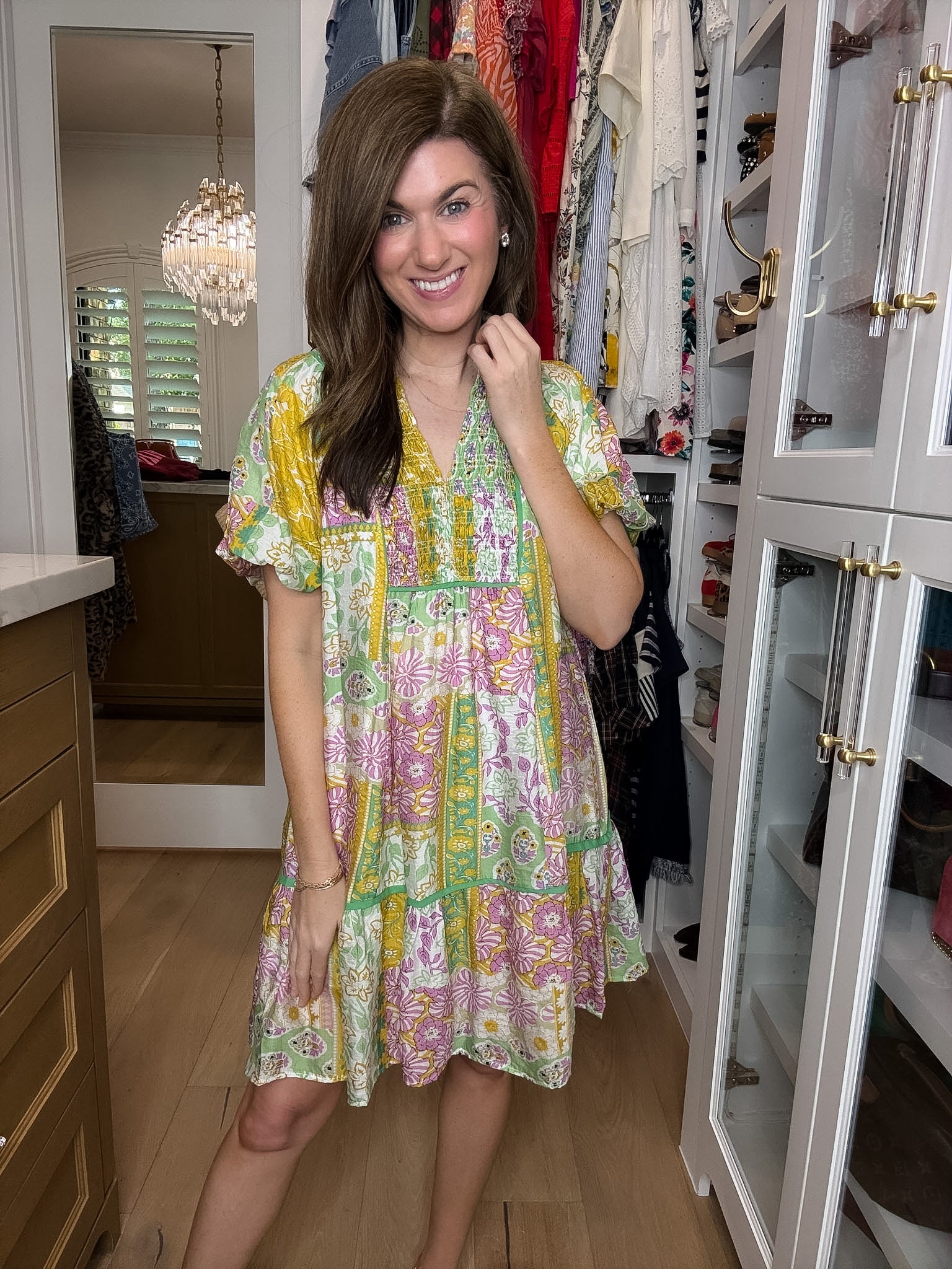 DAILY DEAL! Wildflower Wander Dress in Green *Final Sale*
