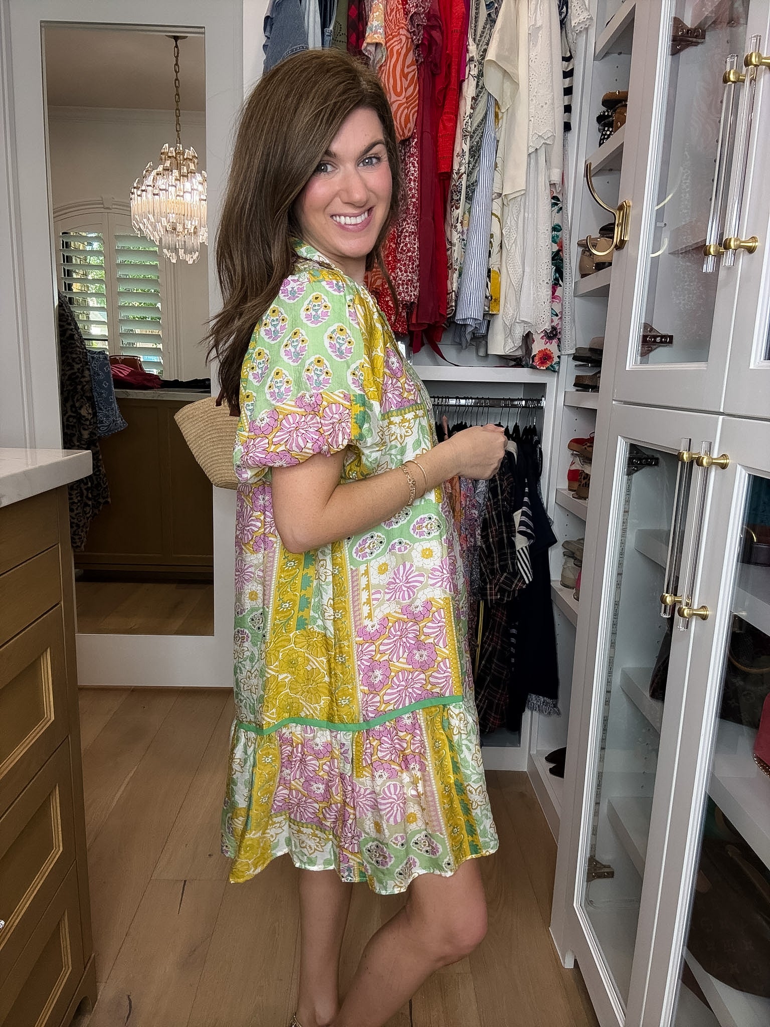 DAILY DEAL! Wildflower Wander Dress in Green *Final Sale*