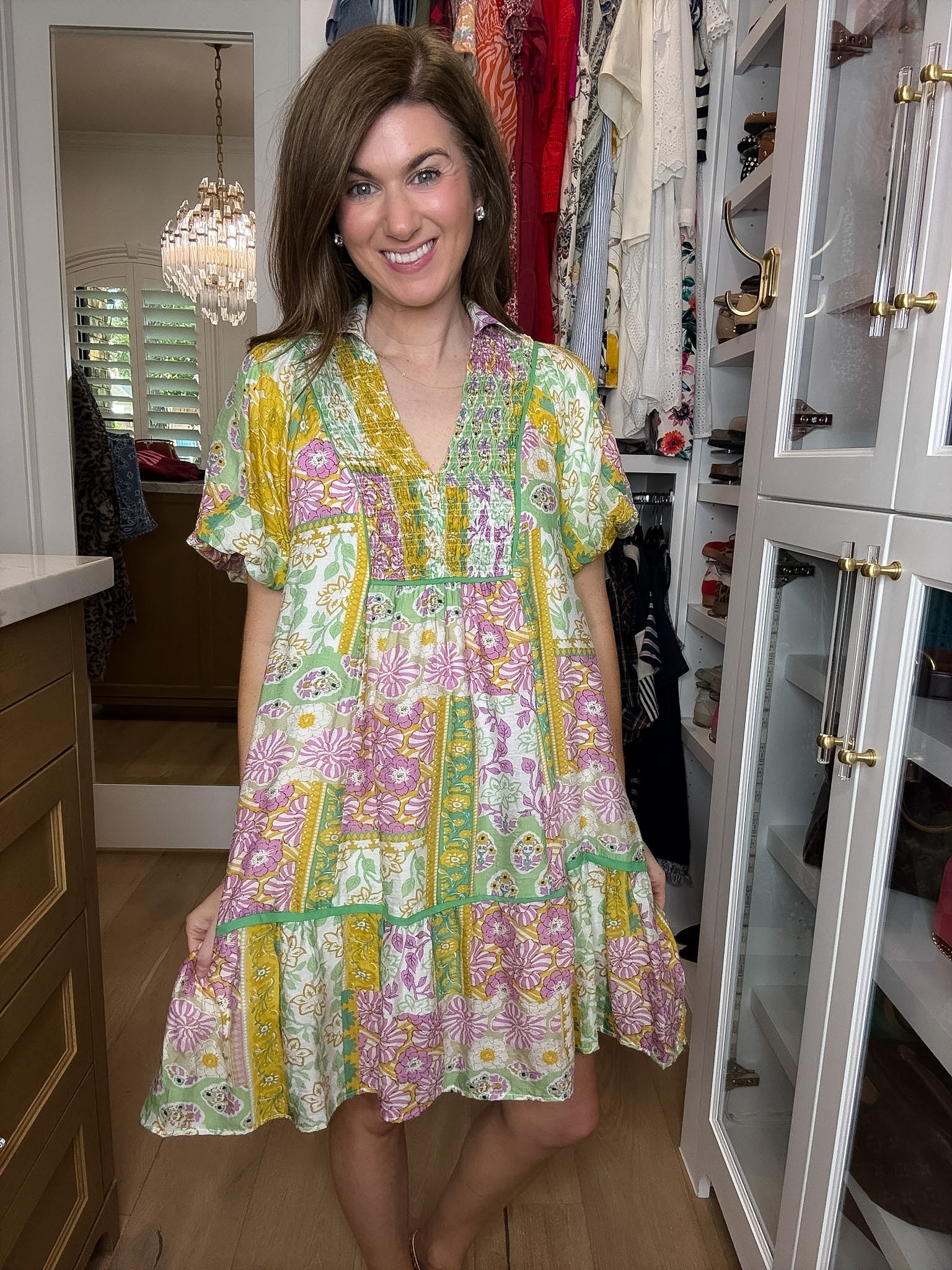 DAILY DEAL! Wildflower Wander Dress in Green *Final Sale*