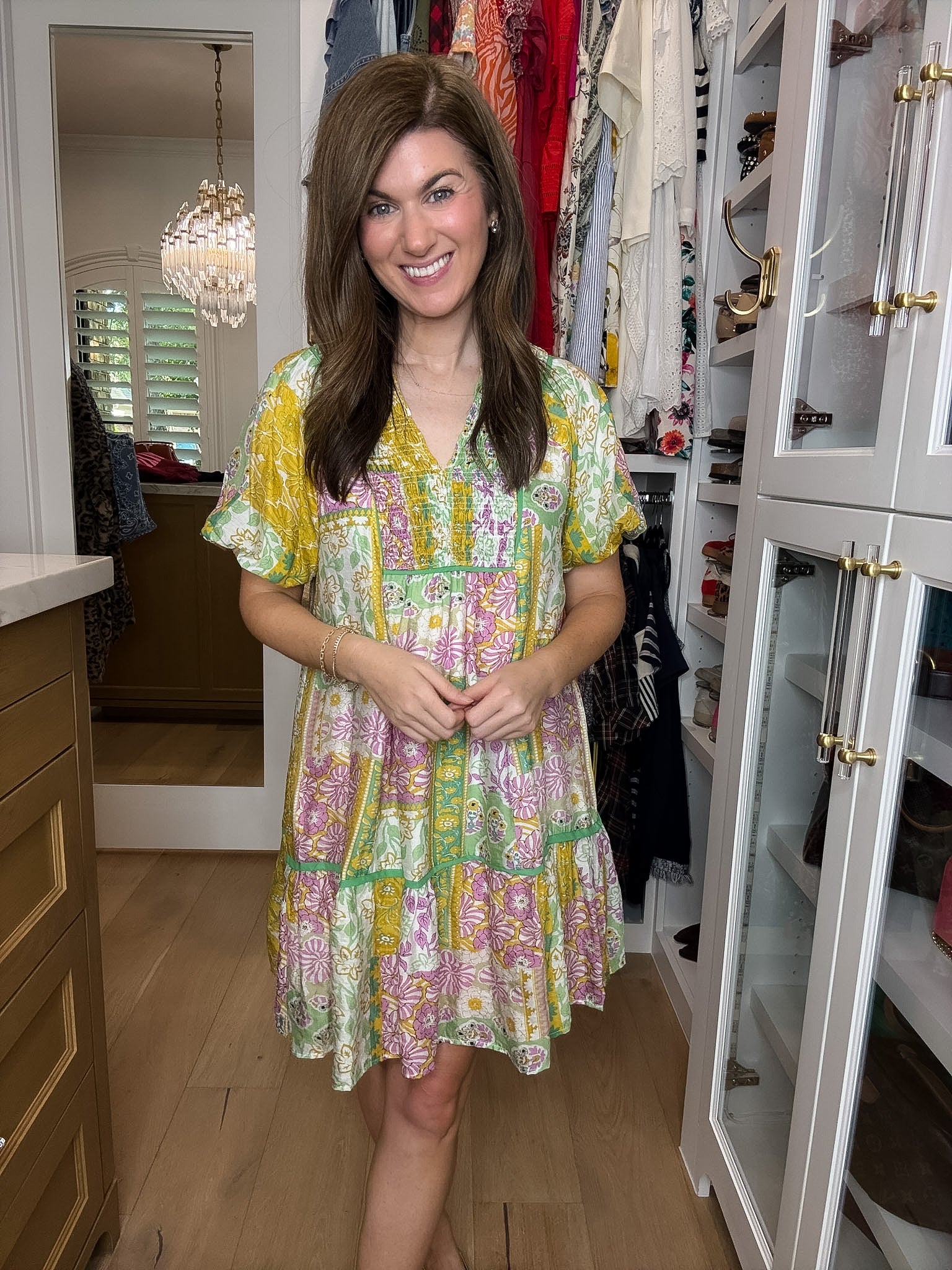 DAILY DEAL! Wildflower Wander Dress in Green *Final Sale*