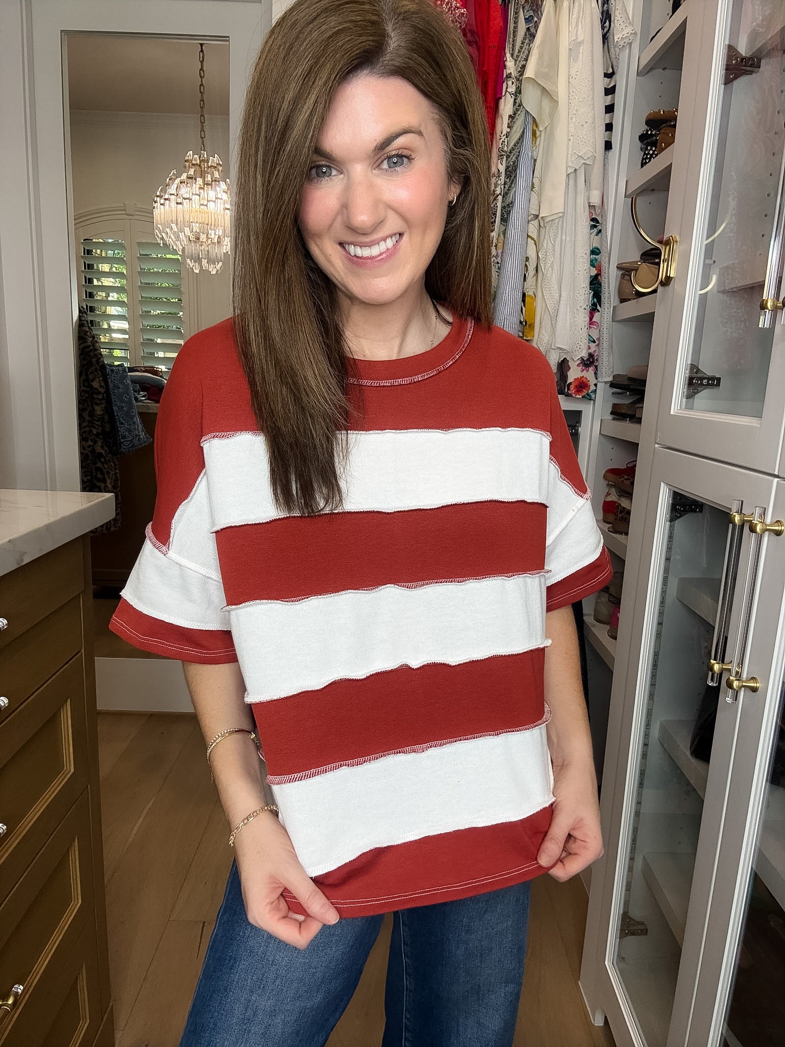 DOORBUSTER! Around Town Striped Top in Multiple Colors *Final Sale*
