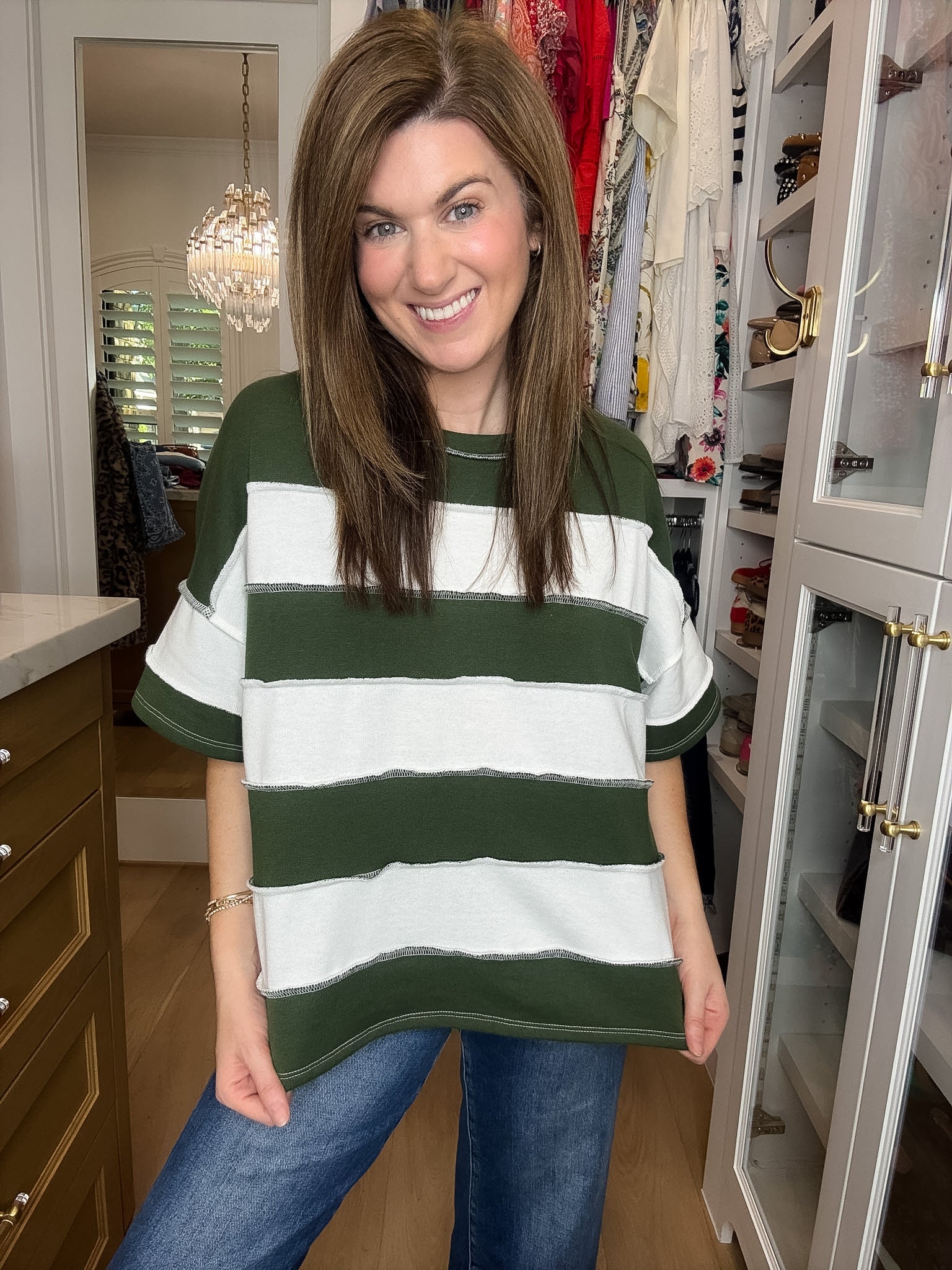 DOORBUSTER! Around Town Striped Top in Multiple Colors *Final Sale*