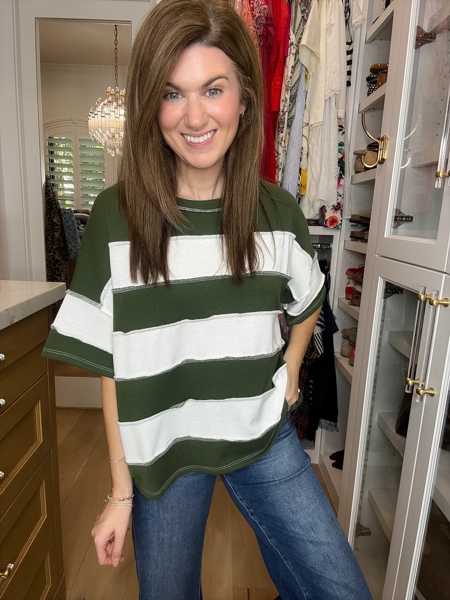 DOORBUSTER! Around Town Striped Top in Multiple Colors *Final Sale*