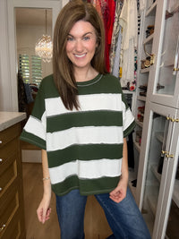 DOORBUSTER! Around Town Striped Top in Multiple Colors *Final Sale*