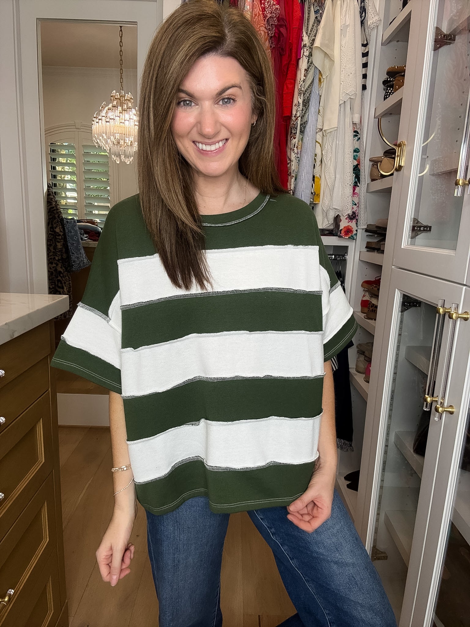 DOORBUSTER! Around Town Striped Top in Multiple Colors *Final Sale*