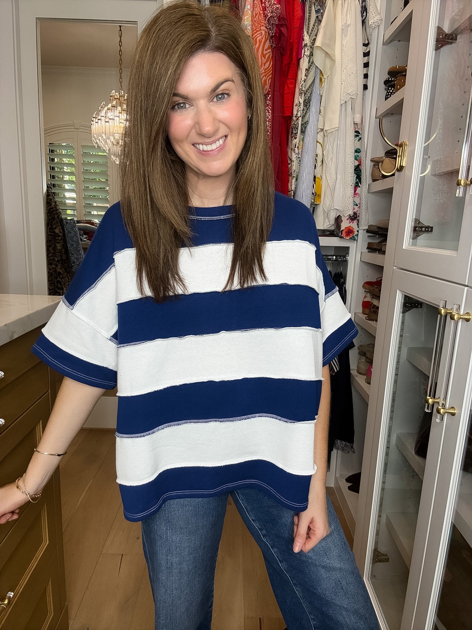 DOORBUSTER! Around Town Striped Top in Multiple Colors *Final Sale*