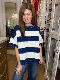 DOORBUSTER! Around Town Striped Top in Multiple Colors *Final Sale*