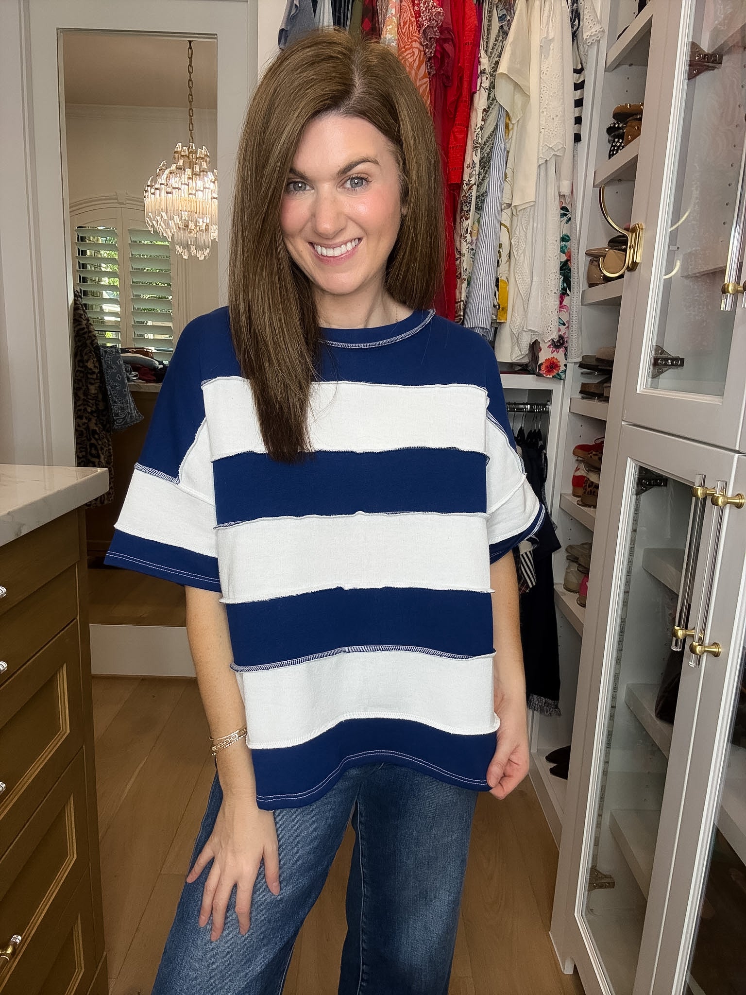 DOORBUSTER! Around Town Striped Top in Multiple Colors *Final Sale*