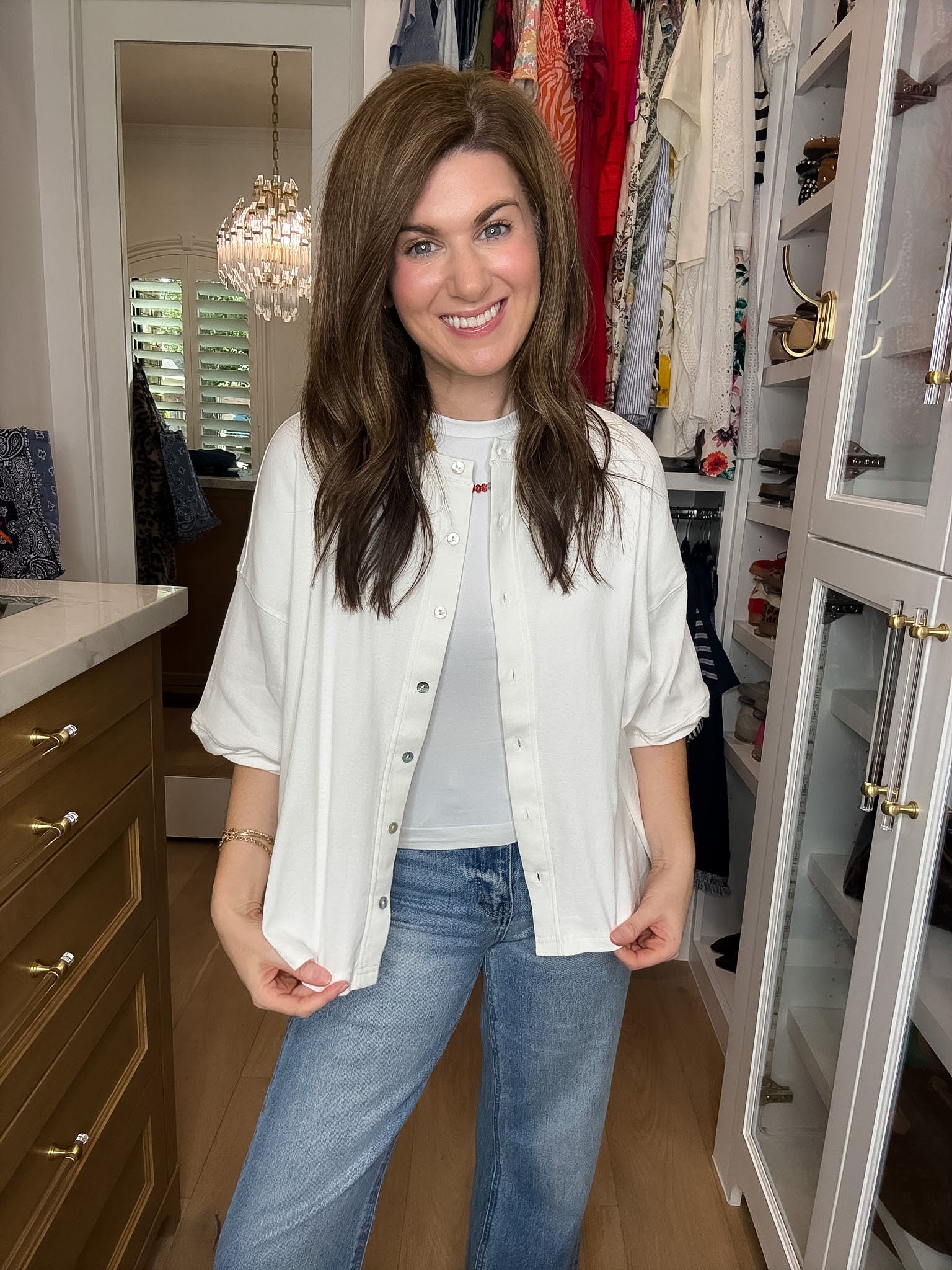 The Finishing Touch Cardigan in White