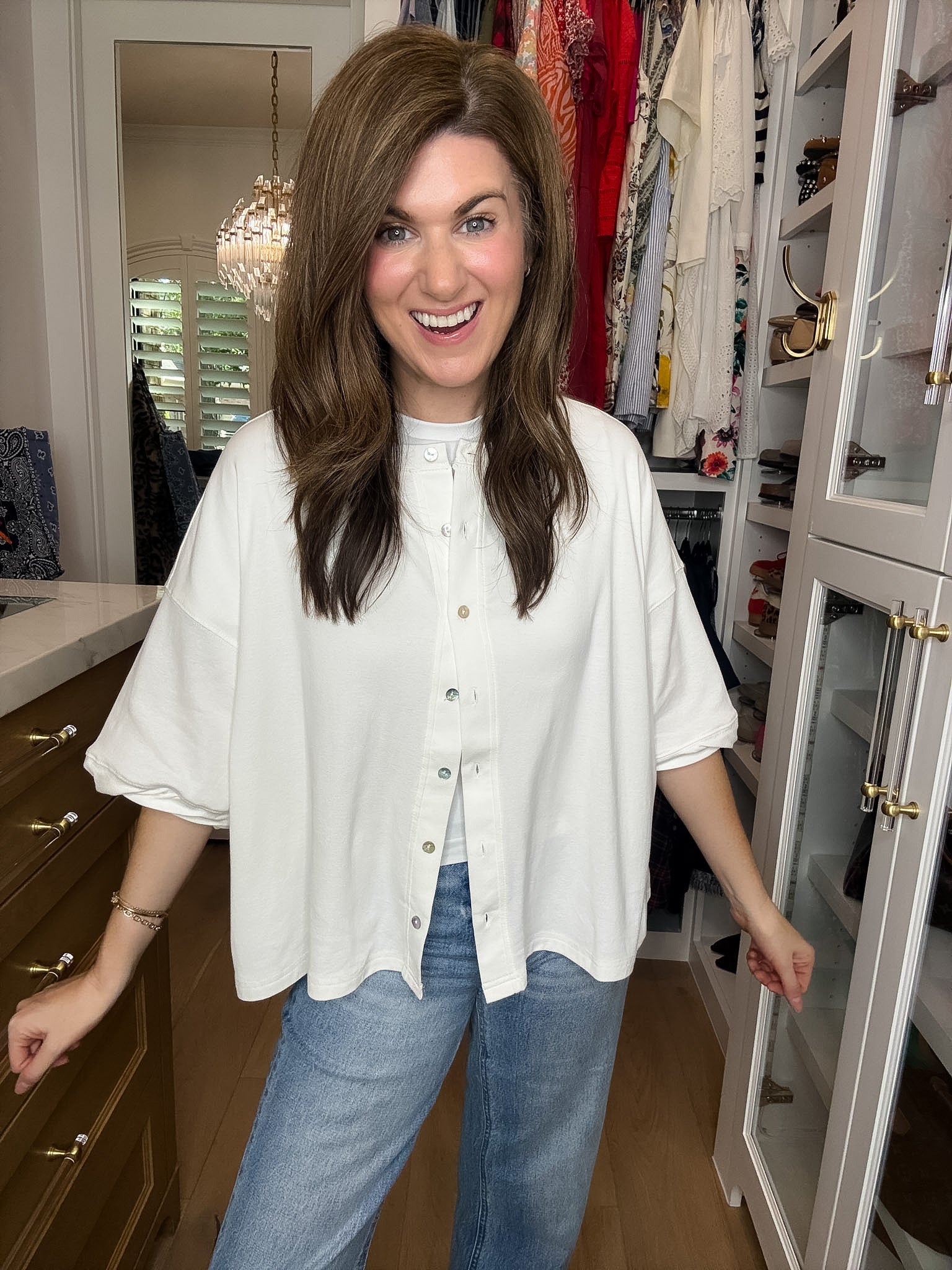 The Finishing Touch Cardigan in White