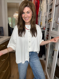 The Finishing Touch Cardigan in White