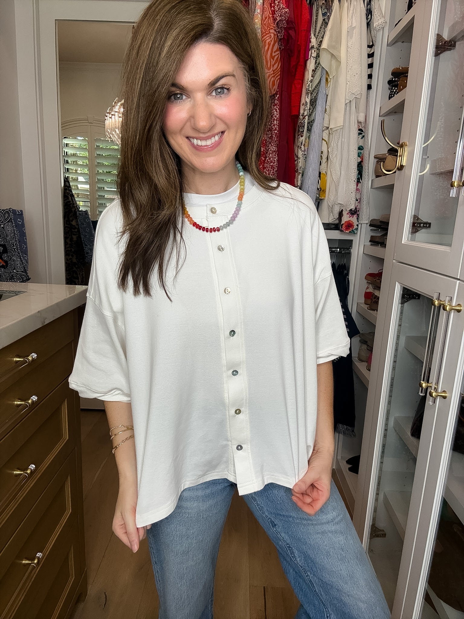 The Finishing Touch Cardigan in White