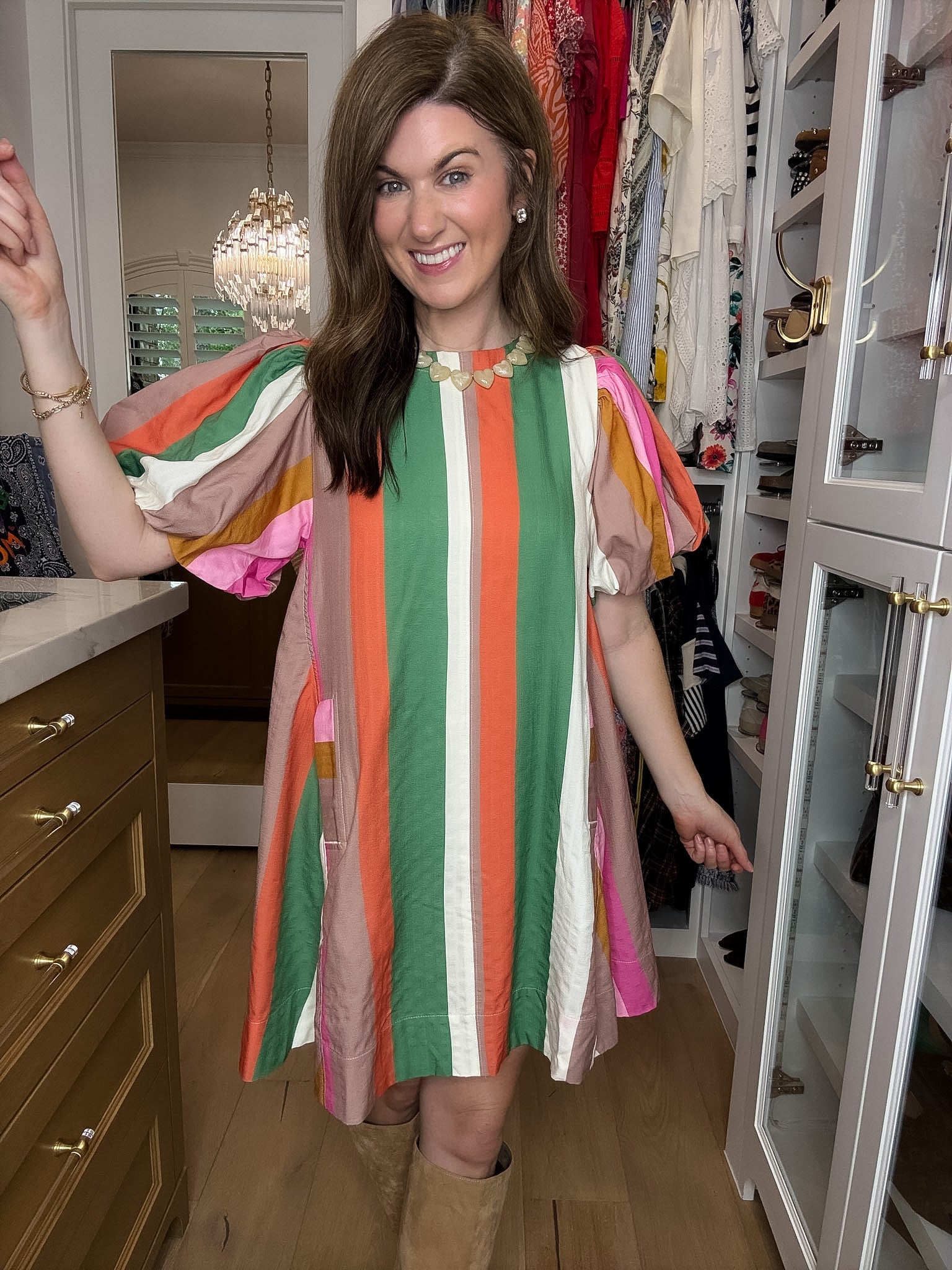 Happy Together Striped Dress