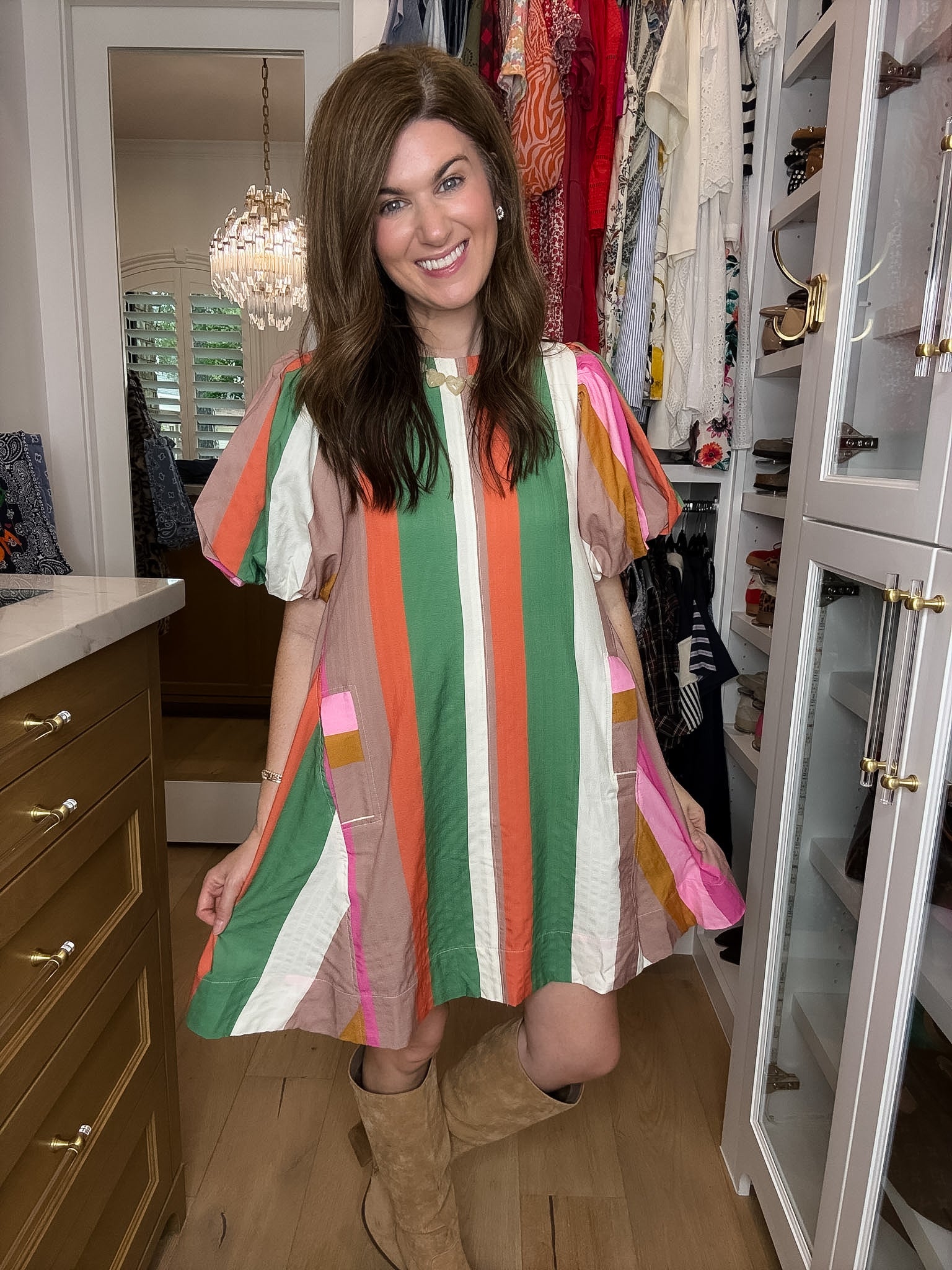 Happy Together Striped Dress