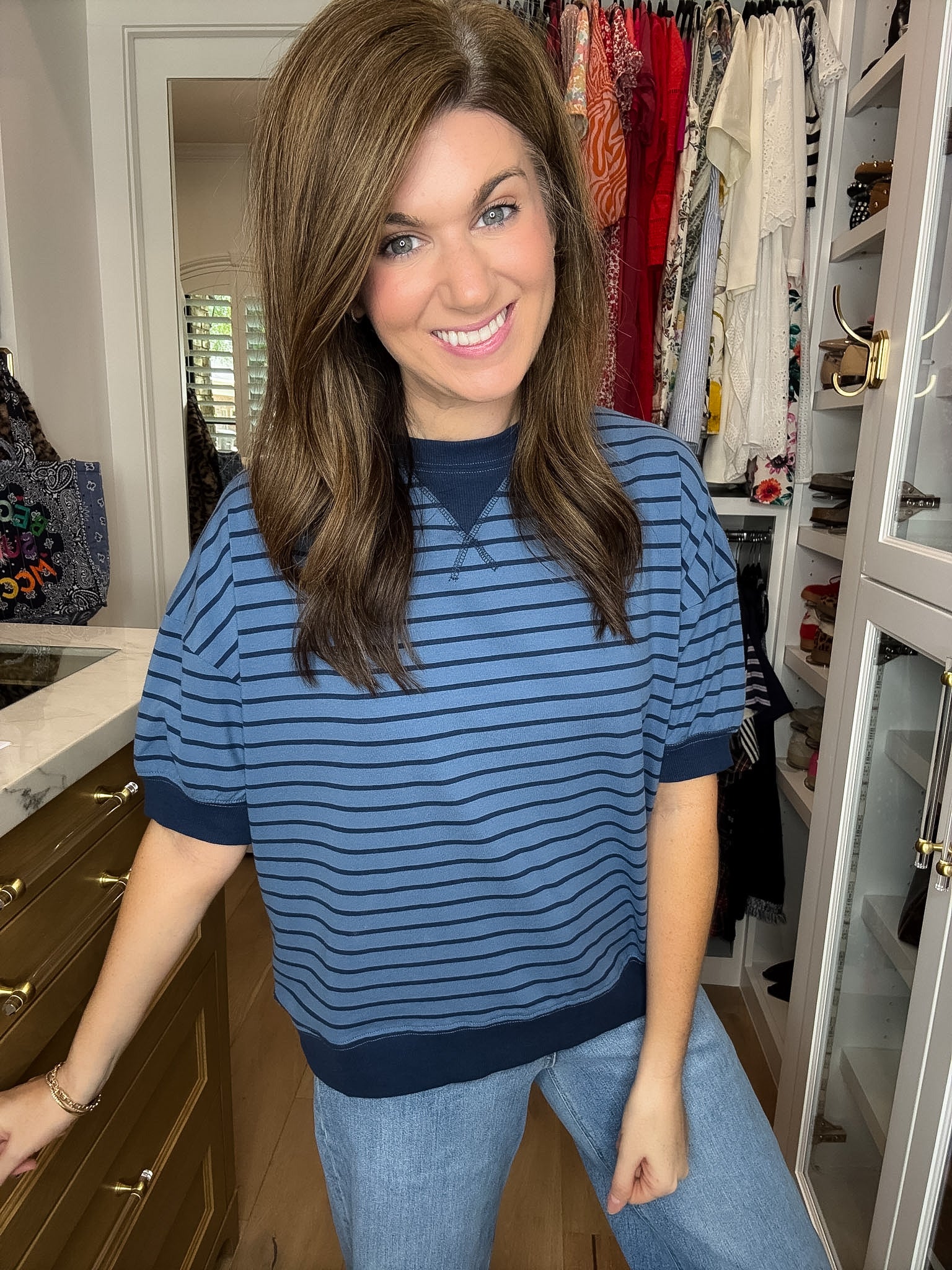 Simple Pleasures Striped Tee