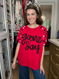 Bring the Spirit Top in Red/Black *Final Sale*