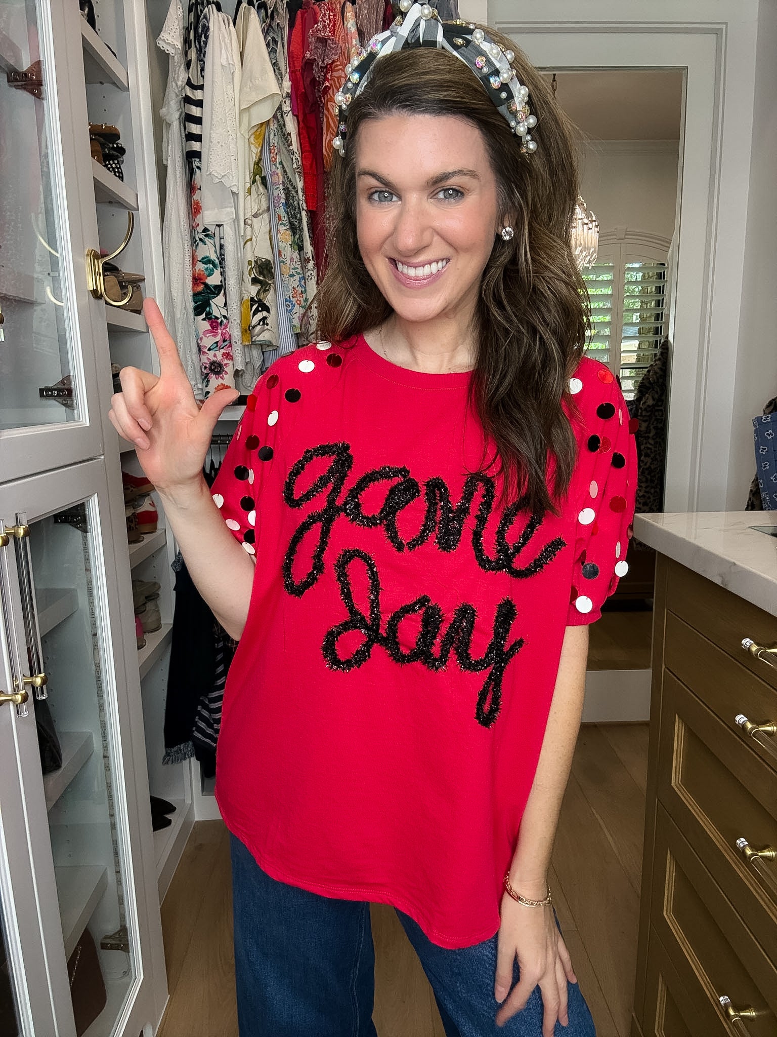 Bring the Spirit Top in Red/Black *Final Sale*