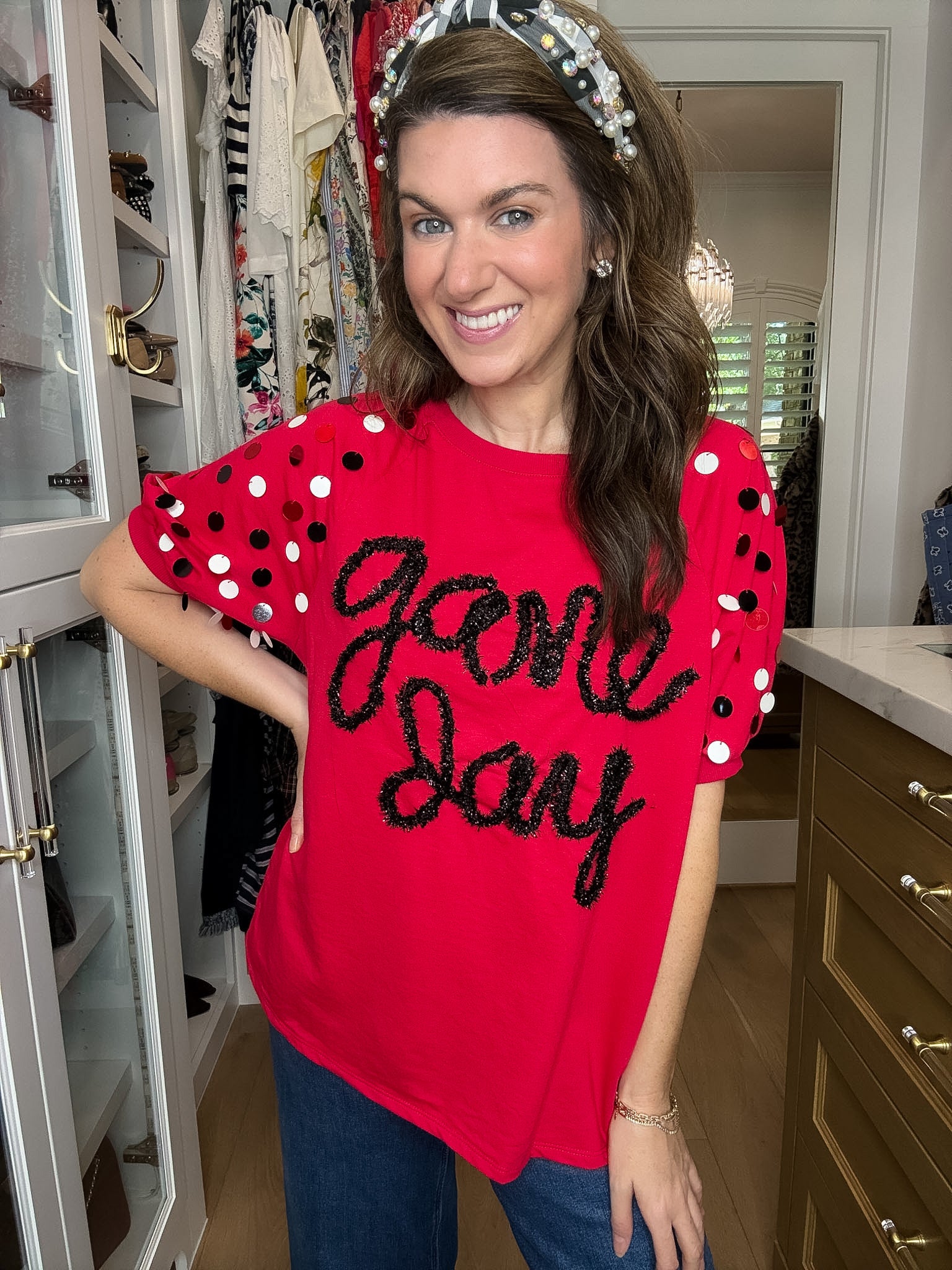 Bring the Spirit Top in Red/Black *Final Sale*
