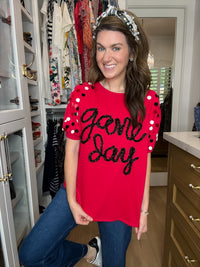 Bring the Spirit Top in Red/Black *Final Sale*