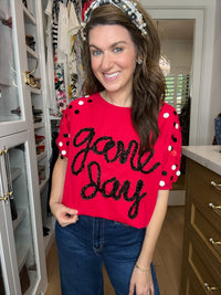 Bring the Spirit Top in Red/Black *Final Sale*