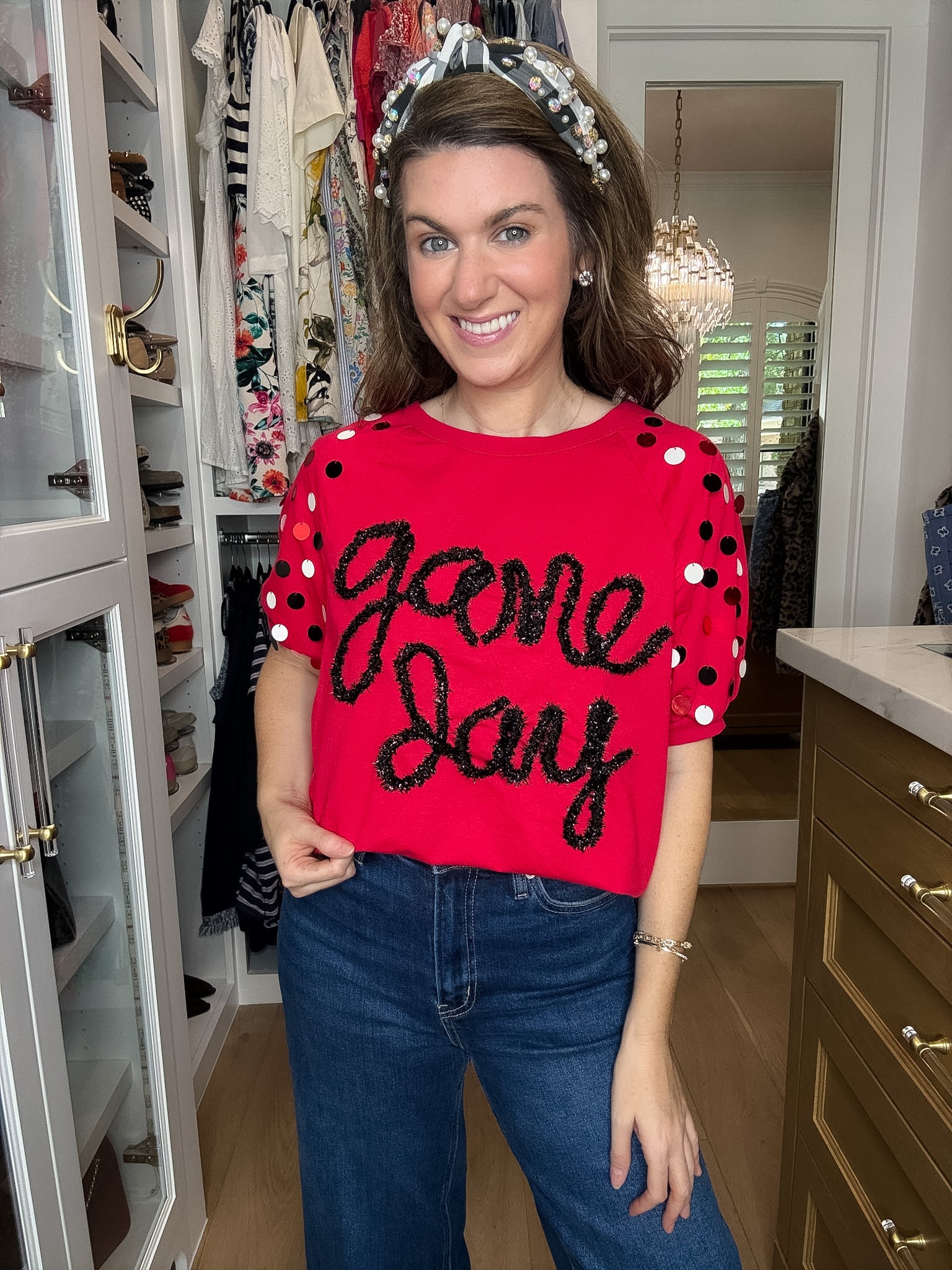 Bring the Spirit Top in Red/Black *Final Sale*