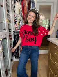 Bring the Spirit Top in Red/Black *Final Sale*