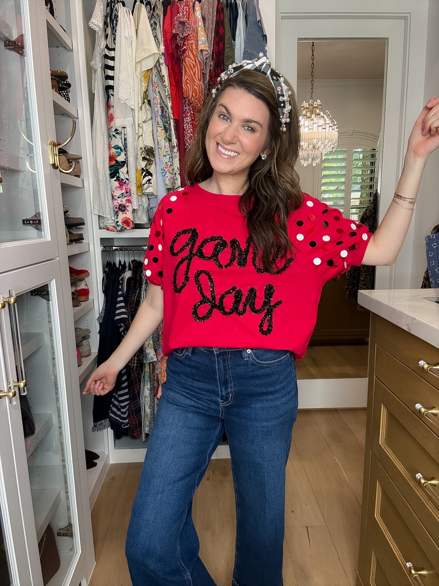 Bring the Spirit Top in Red/Black *Final Sale*