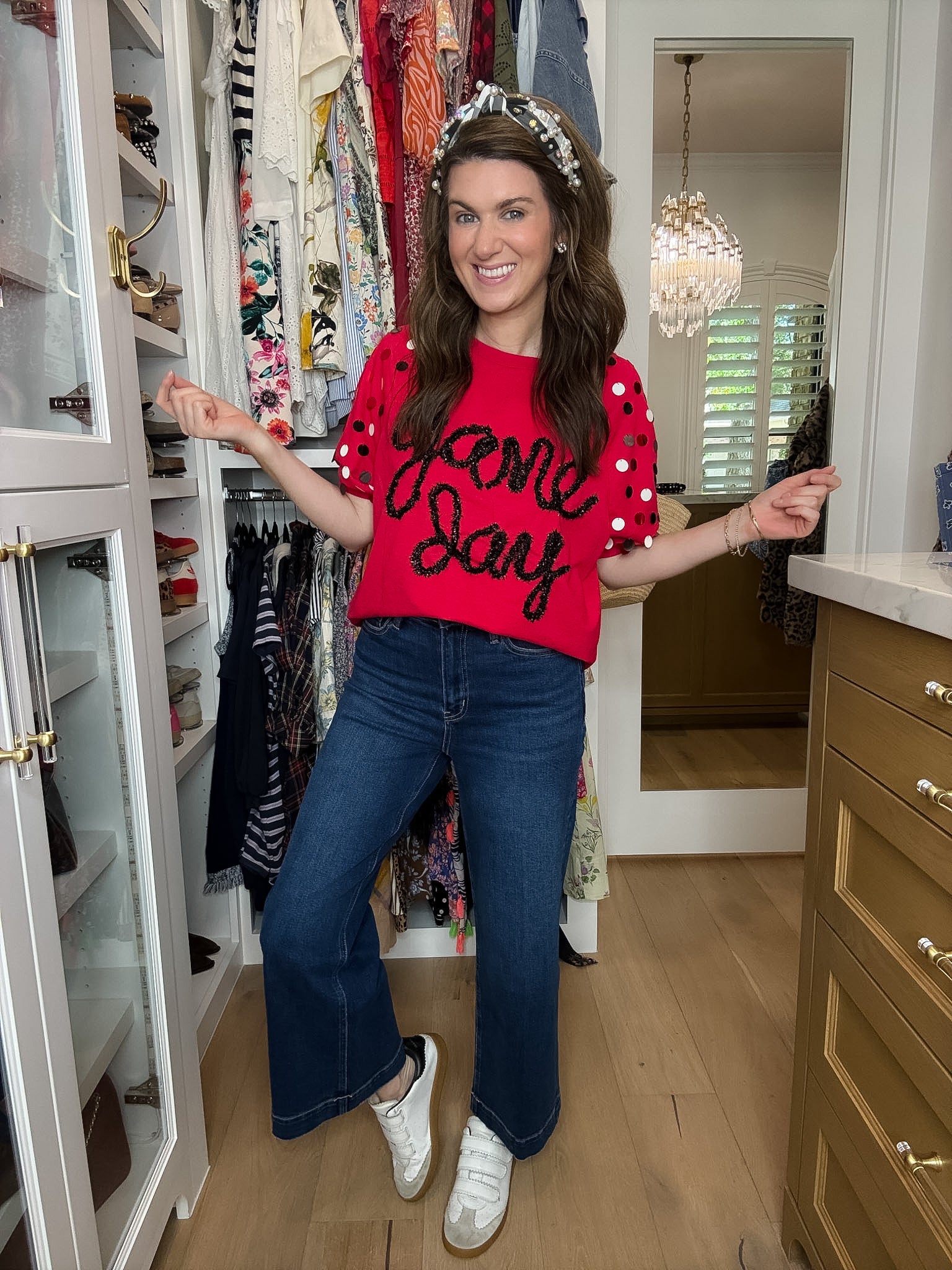 Bring the Spirit Top in Red/Black *Final Sale*