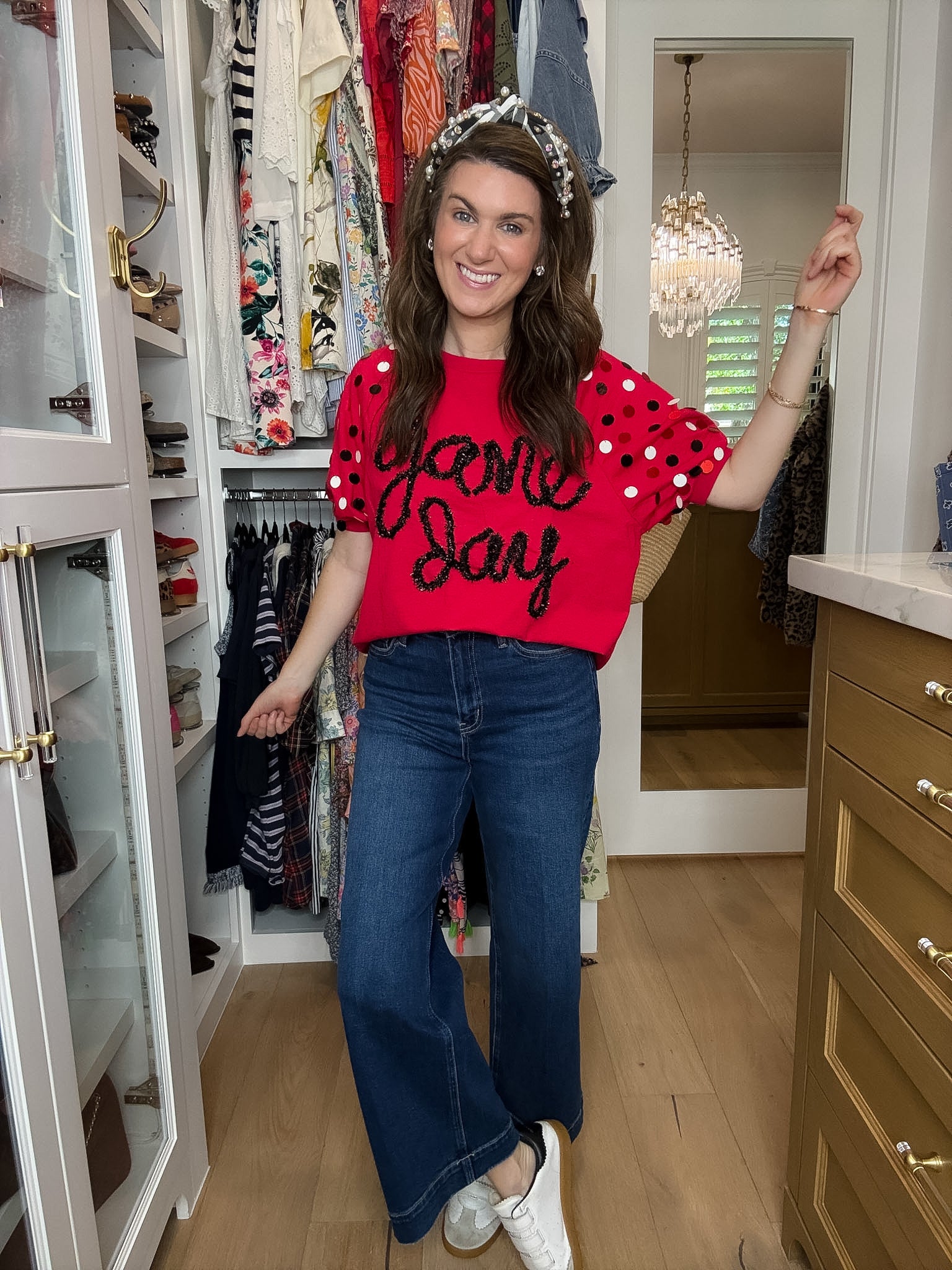Bring the Spirit Top in Red/Black *Final Sale*