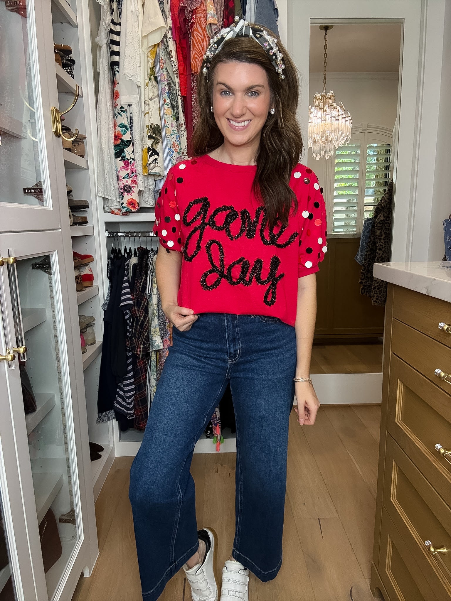 Bring the Spirit Top in Red/Black *Final Sale*