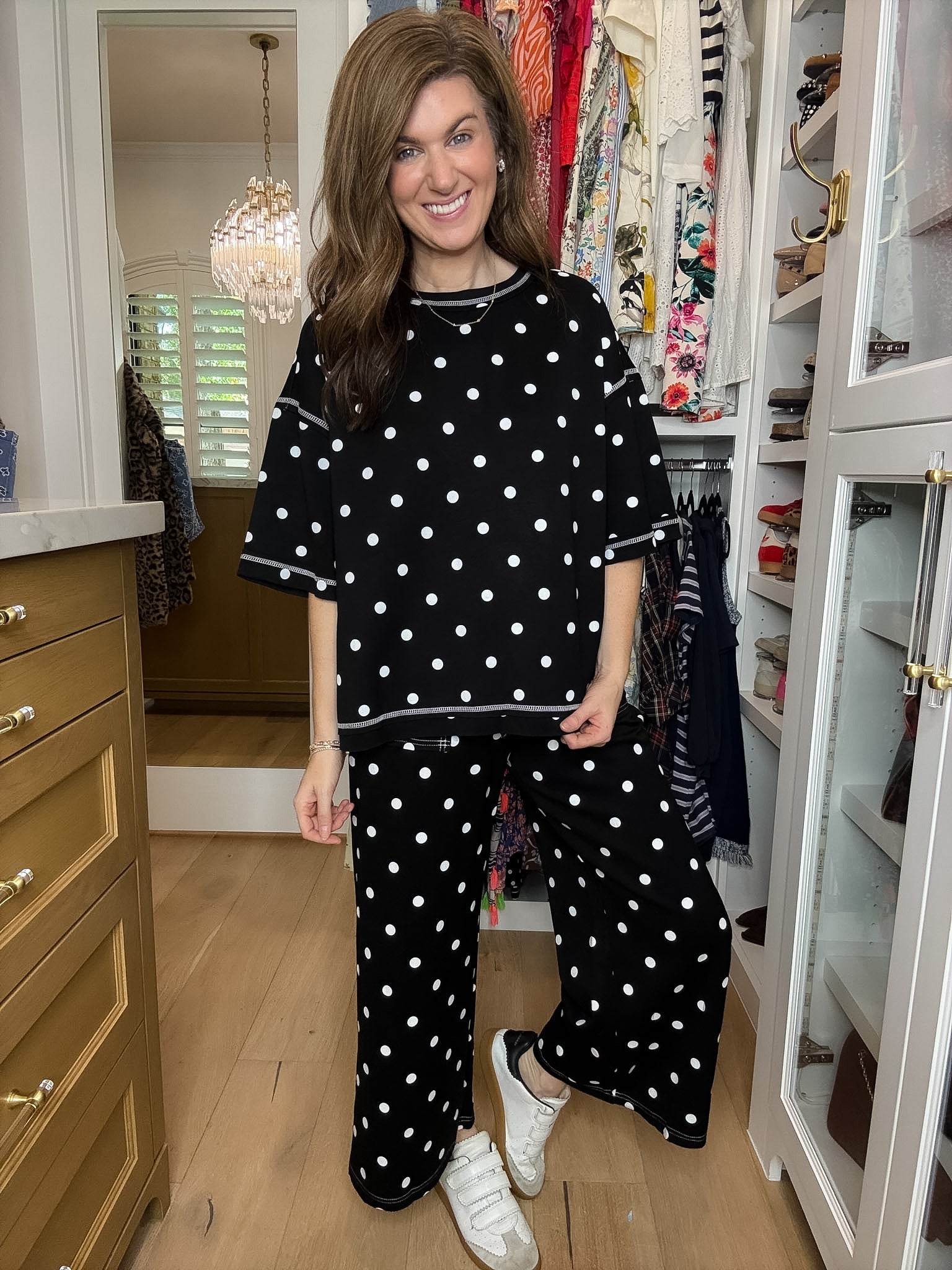 Perfectly Spotted Set in Black