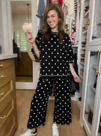 Perfectly Spotted Set in Black